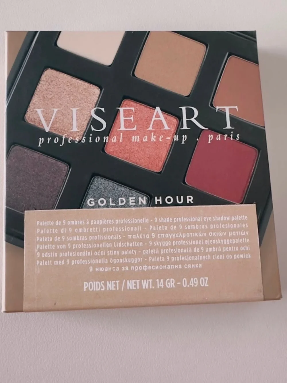 New Viseart Golden Hour Eyeshadow Palette (18A / VCP01)